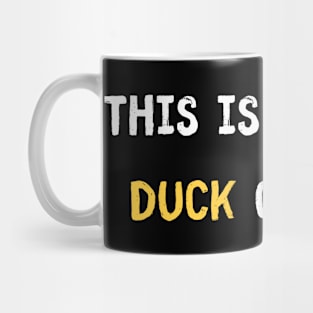 lazy duck costume for carnival Mug